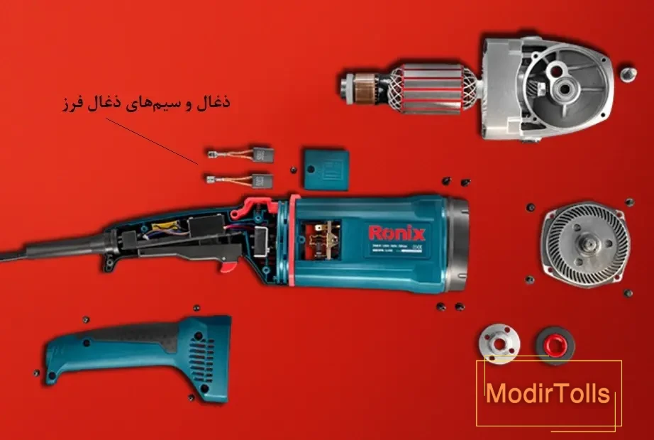 ذغال در فرز سنگبری ۳۲۲۰ رونیکس