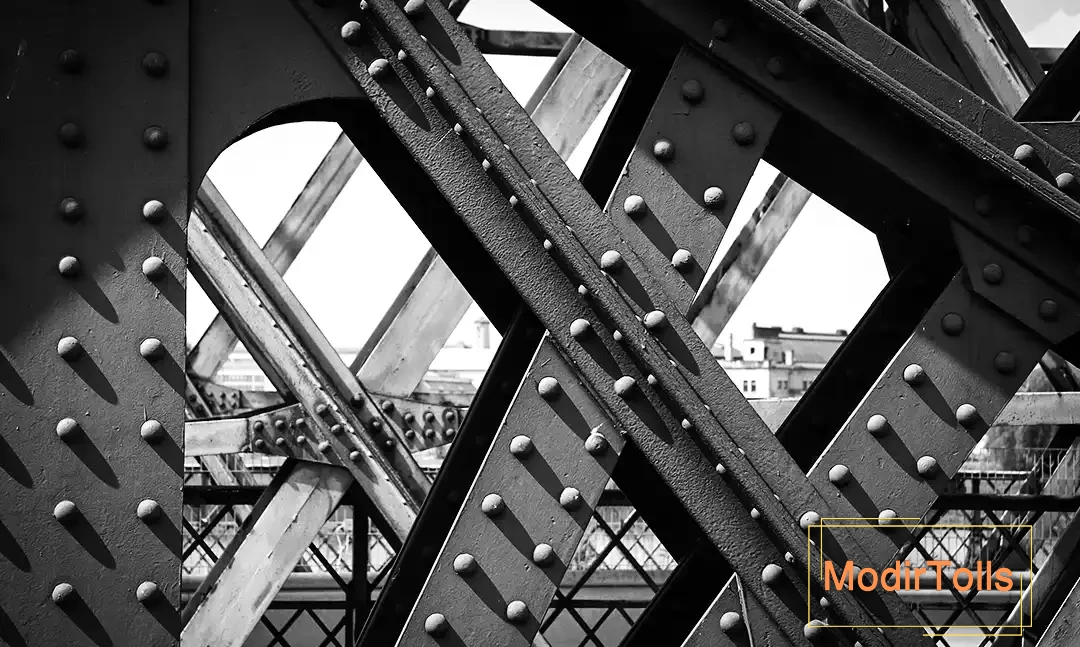 اسکلت فلزی با محوریت نوع اتصال پرچی