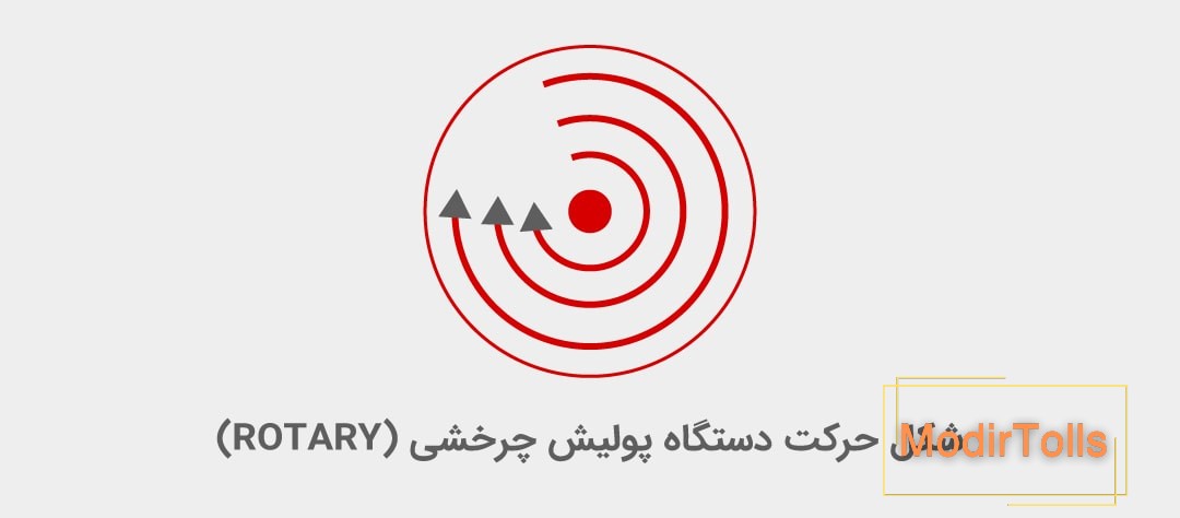 نوع حرکت پولیش‌های چرخشی