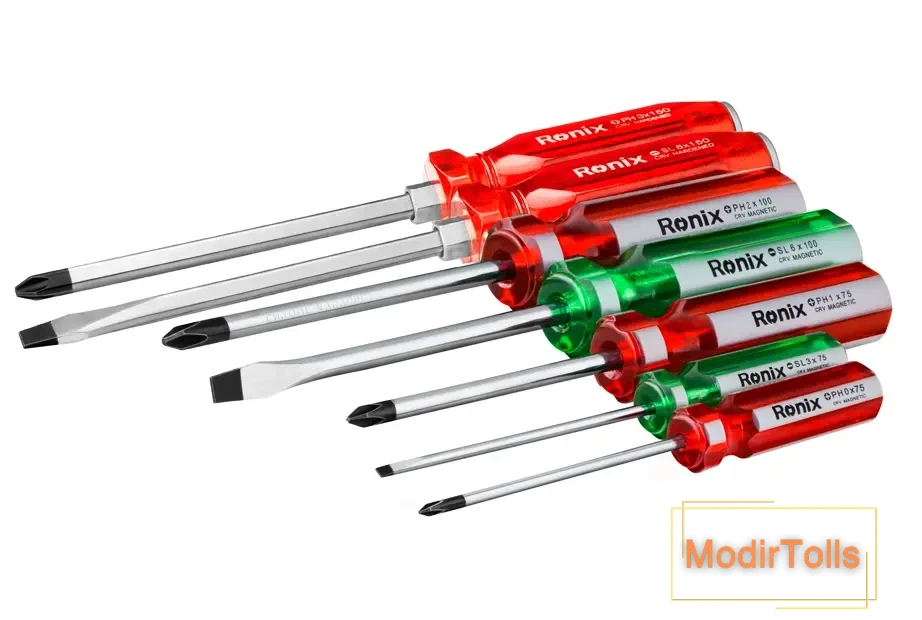 مجموعه پیچ گوشتی 7 عددی رونیکس مدل RH-2702