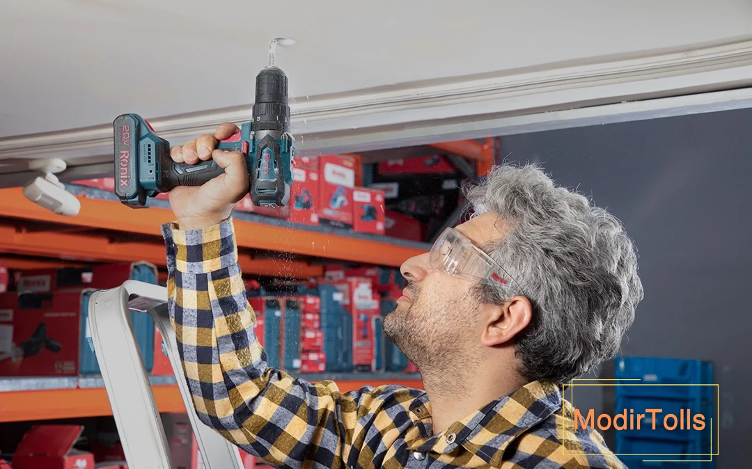 دریل‌کاری سقف براساس عمق و ضخامت رول بولت