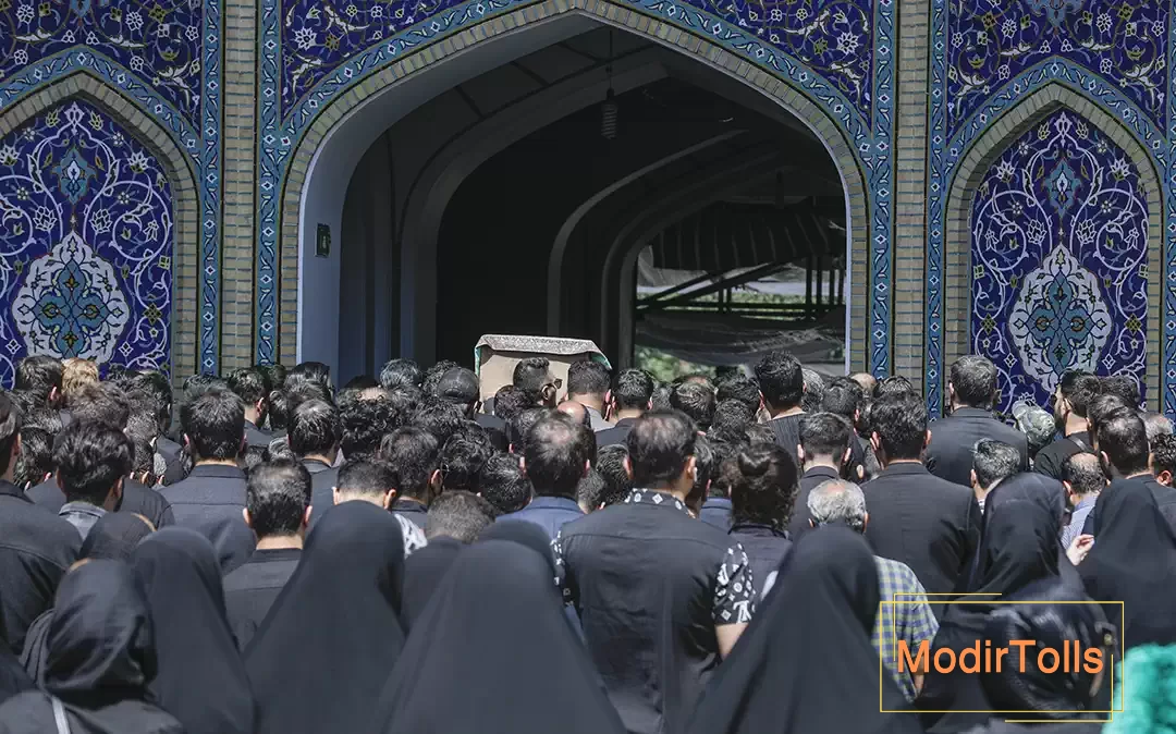 خاکسپاری حاج محمدجواد رامخو در حرم حضرت عبدالعظیم حسنی