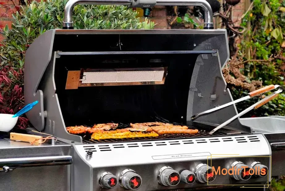 کار با کباب پز