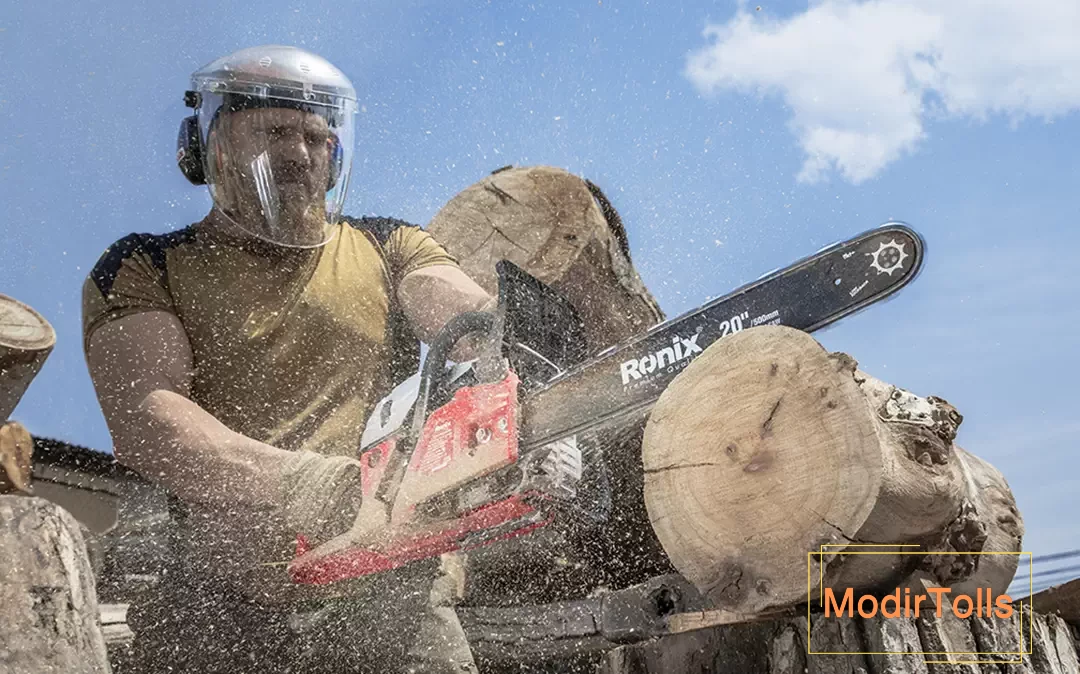 نحوه کار با اره موتوری