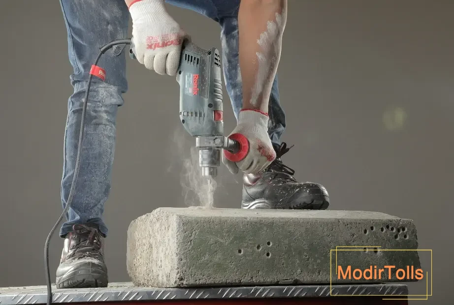 نحوه کار با دریل چکشی
