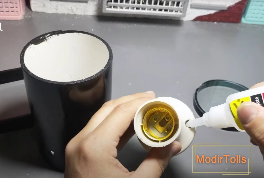 مراحل ساختن نورافکن در خانه