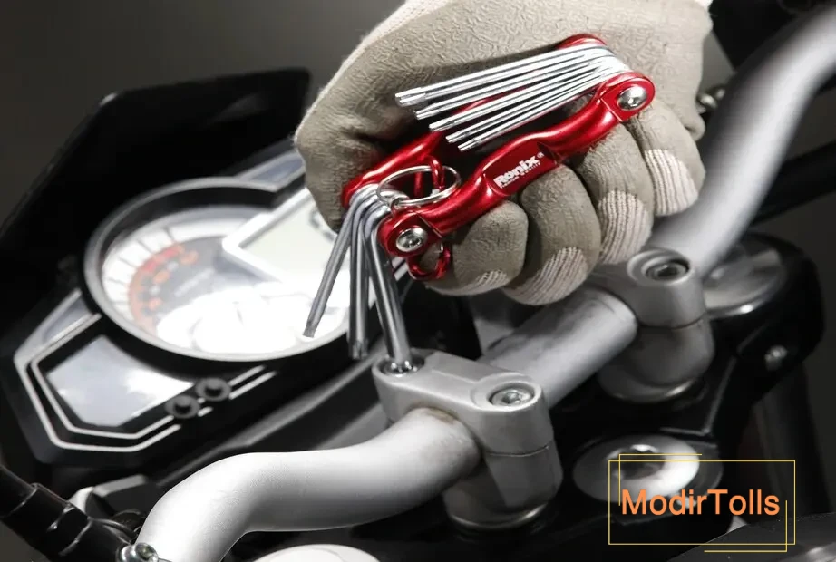 مجموعه 8 عددی آلن ستاره‌ای فانتزی آلومینیومی رونیکس کد آیتم RH-2040 