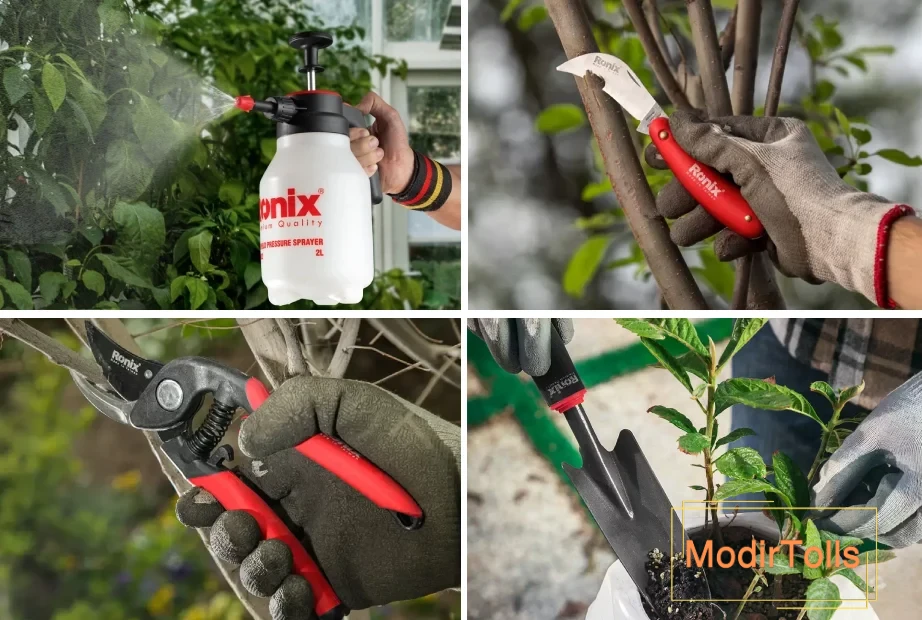 تنوع ابزارهای باغبانی رونیکس
