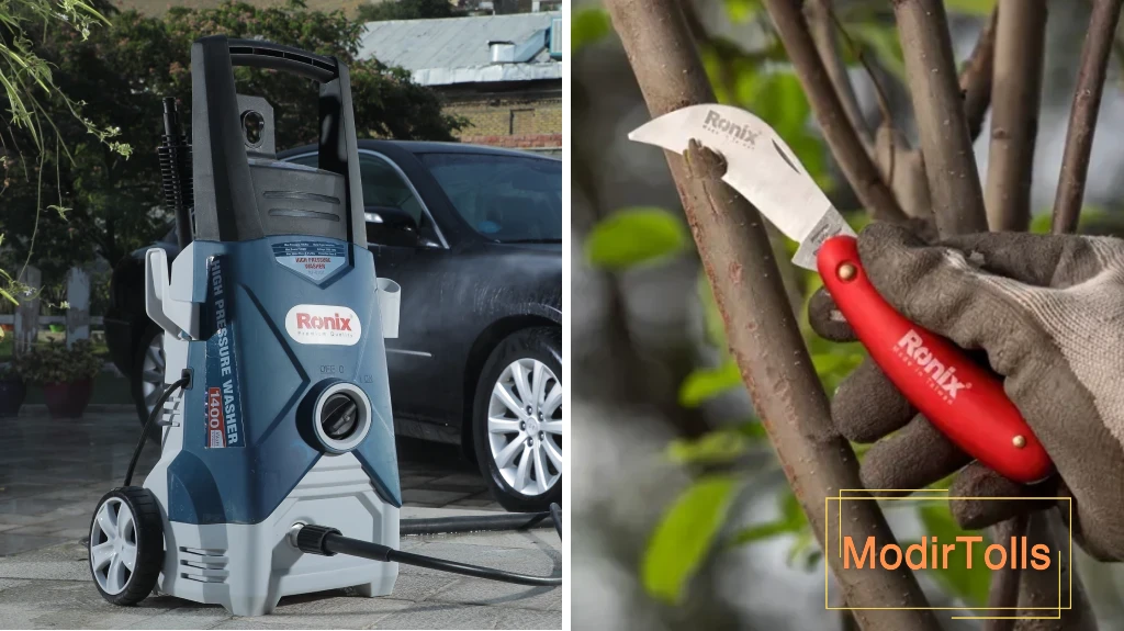 تمیزکاری ابزار باغبانی و تجهیزات مزرعه با کارواش خانگی