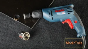 سوراخکاری شیشه با دریل برقی رونیکس