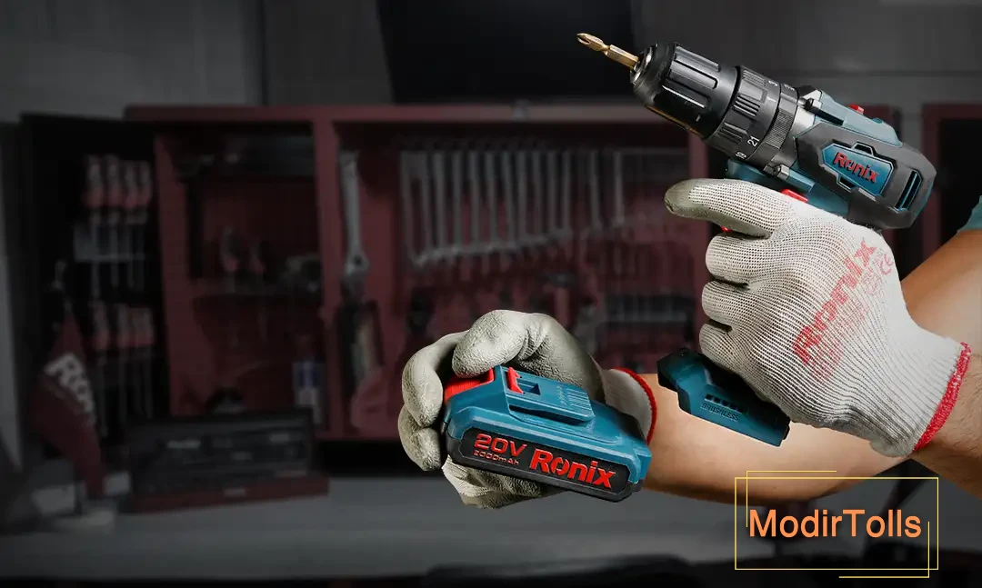 بازکردن باتری دریل شارژی