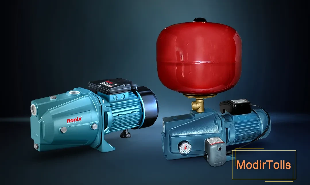 پمپ آب خانگی در دو مدل مخزن دارو بدون مخزن