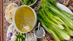 طرز تهیه تلیت آب بنه ساده و خوشمزه مقوی / آشپزی غذای سنتی ایرانی با هلن