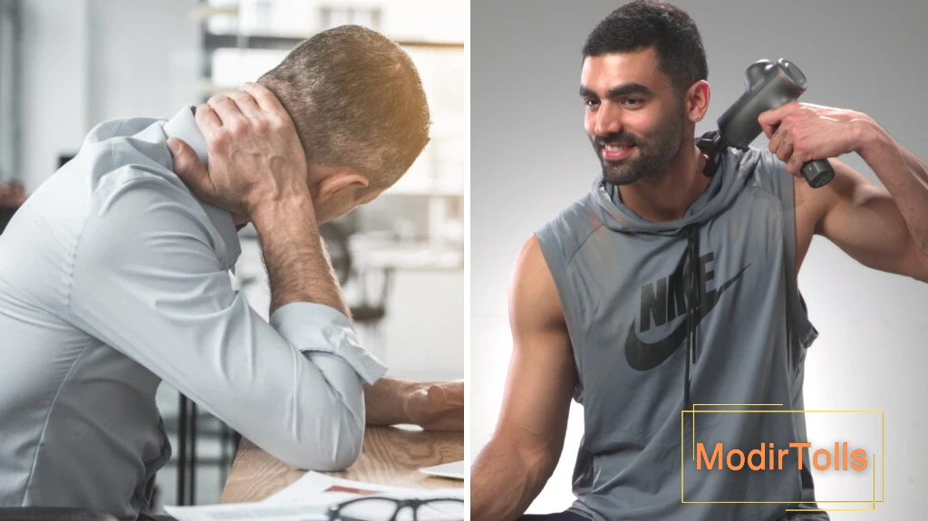 ماساژور تفنگی برای درد گردن و شانه؛ مناسب کارمندان و فریلنسرها