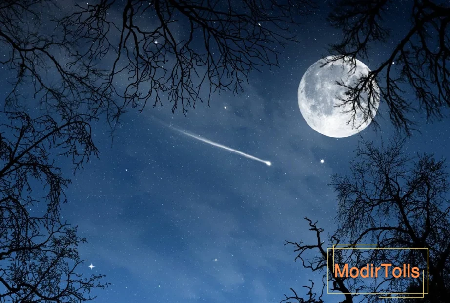 نور طبیعی مهتاب و ستارهها