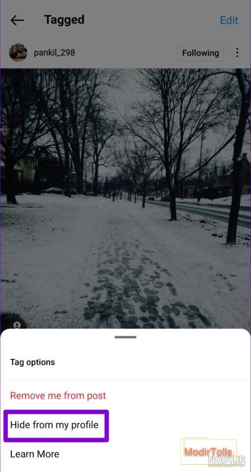 آموزش باز یا بزرگ نشدن عکس پروفایل اینستاگرام آموزش باز یا بزرگ نشدن عکس پروفایل اینستاگرام