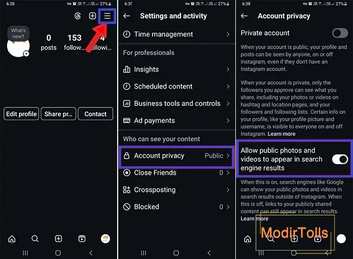آموزش تغییر عکس پروفایل اینستاگرام به صورت تصویری- نوماوب آموزش تغییر عکس پروفایل اینستاگرام به صورت تصویری- نوماوب
