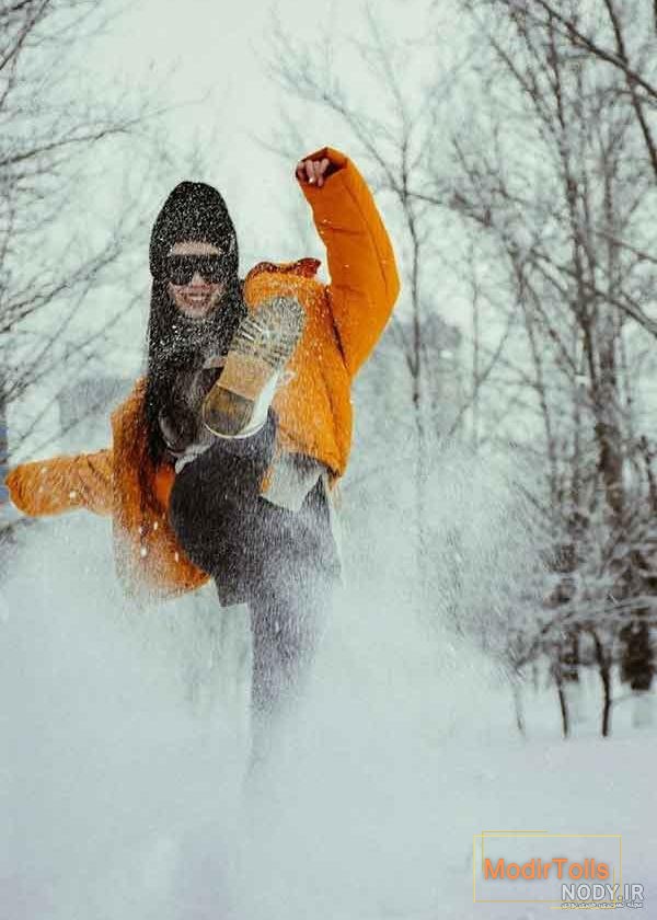 5 ایده برای ژست عکاسی در برف اینستاگرام - اکستون استدیو