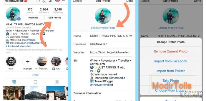 ذخیره عکس های پروفایل افراد در اینستاگرام ذخیره عکس های پروفایل افراد در اینستاگرام
