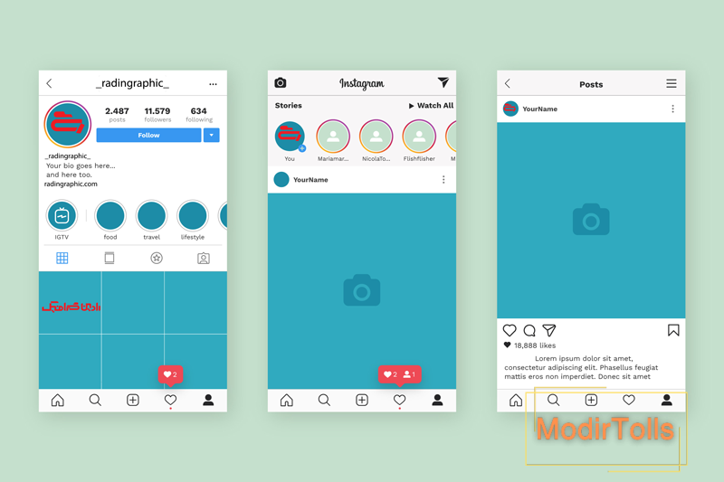 راهنمای کامل سایز و ابعاد عکس در اینستاگرام | ماهان سرور