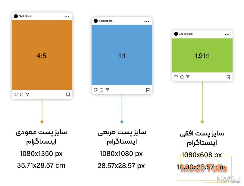 سایز جدید پست اینستاگرام ، راهنمای کامل آپدیت 2025 - تک میز