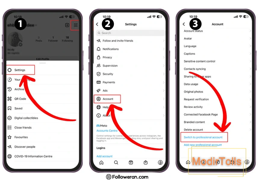 چگونه بفهمیم چه کسانی اینستاگرام ما را چک کرده اند