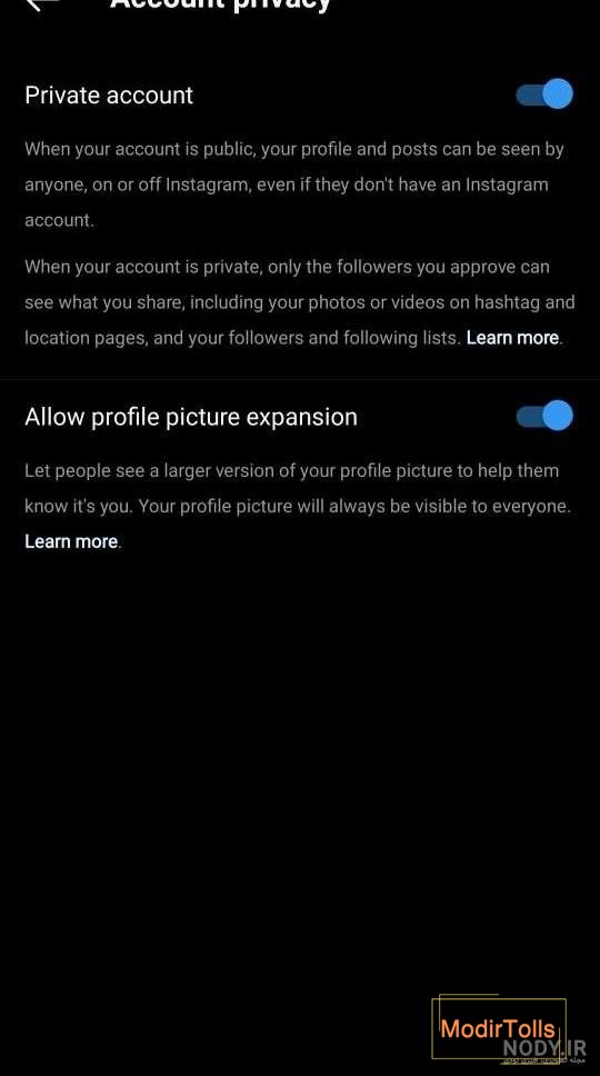 چیکار کنیم کسی عکس پروفایل اینستاگرام بزرگ نشه
