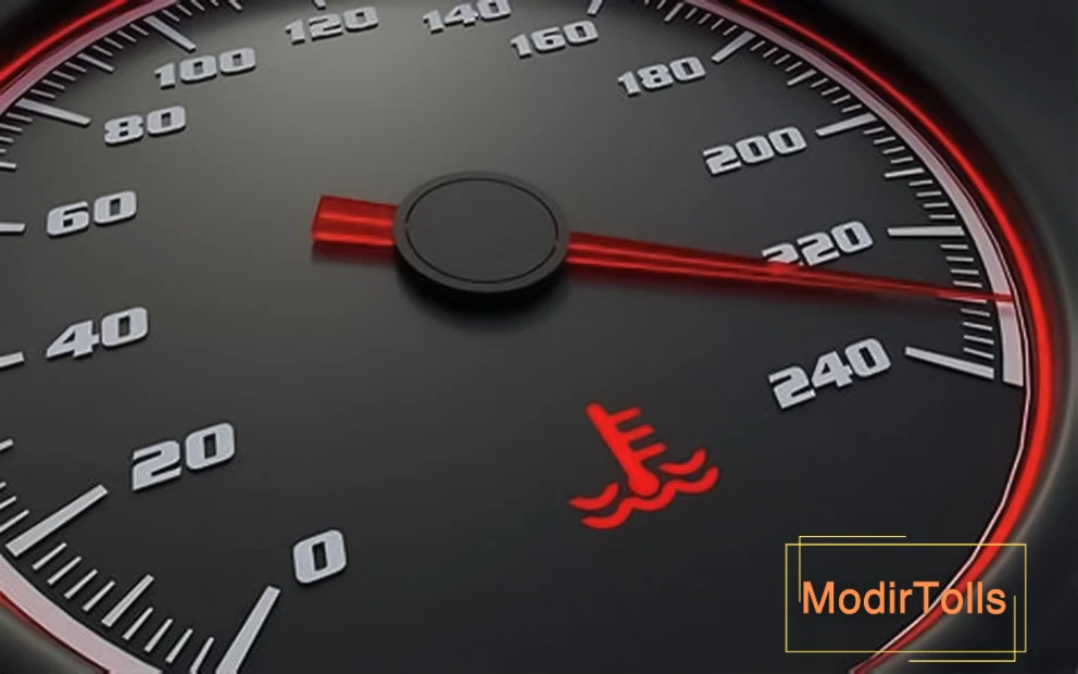 روشن شدن چراغ آمپر آب ماشین