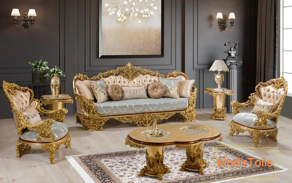 عکس مبلمان کلاسیک منبت‌شده