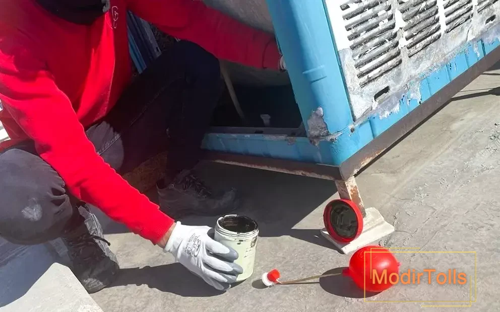 ایزوگام‌کردن کف کولر