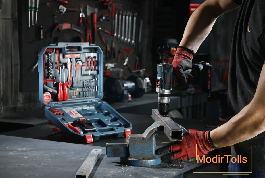 کیت دریل شارژی چکشی 53 پارچۀ RS-8620 رونیکس