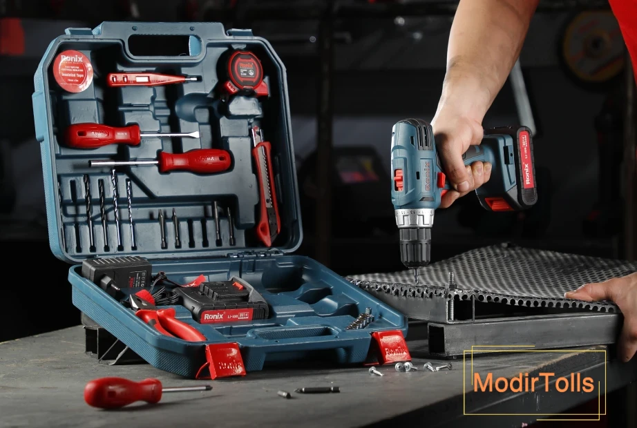 پیچکاری روی فلز با کیت دریل رونیکس