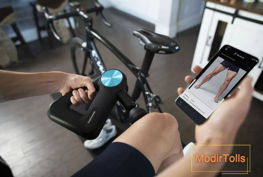 ماساژ زانو با استفاده از تفنگی تراگان 