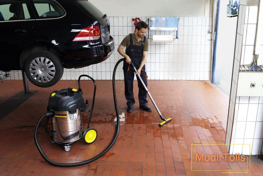 جارو برقی آب و خاک برای کارواش‌ها