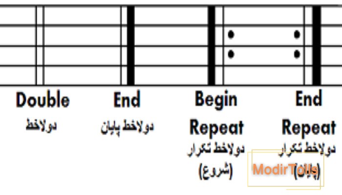 انواع دولاخط در موسیقی
